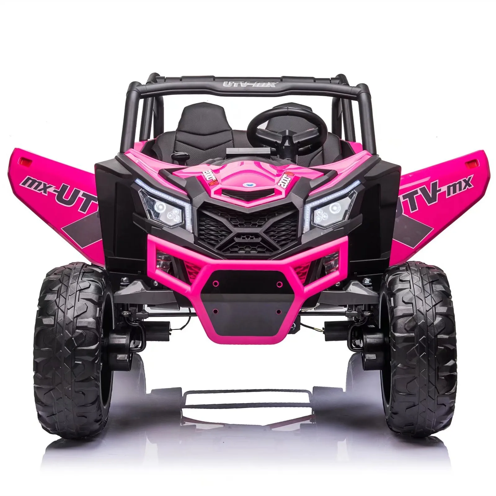 Big 24 Volt Kids Ride On Car UTV 2 Seater Remote Control Electric Toy Cars For Kids 10 Years Old To Drive