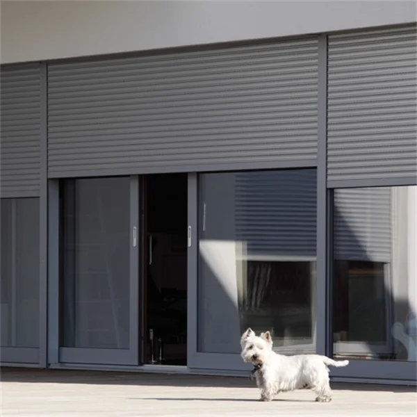 TOMA-good quality roller shutter door in mall stainless steel decorative profile tilt up garage door stainless steel railing