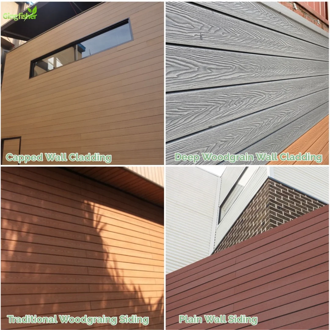 Exterior Board and Batten Siding Vertical Wood Composite Siding Panels Wall Cladding Options