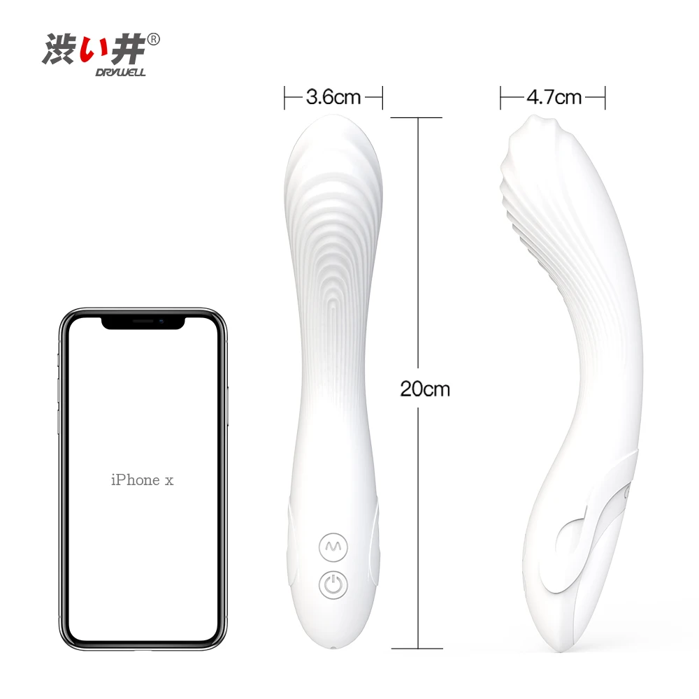 
DRYWELL Free Sample Female Sex Toy G Spot Vagina Vibrator Waterproof Dildo Vibrators For Women and Couple 