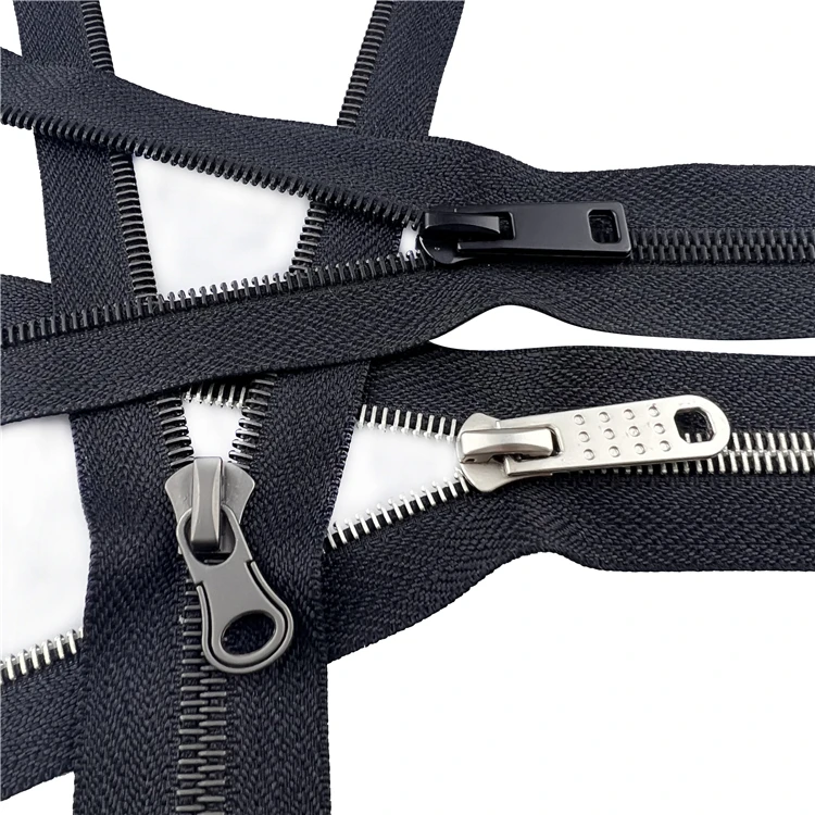 The Most Popular Suitable For Short Skirt Zipper Bag With Zipper No. 5 Metal Fine Teeth Closed Tail Metal Zipper