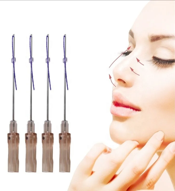 Купить Высокое качество cog thread pdo lift nose L Blunt 19 г 38 мм для подтяжки носа