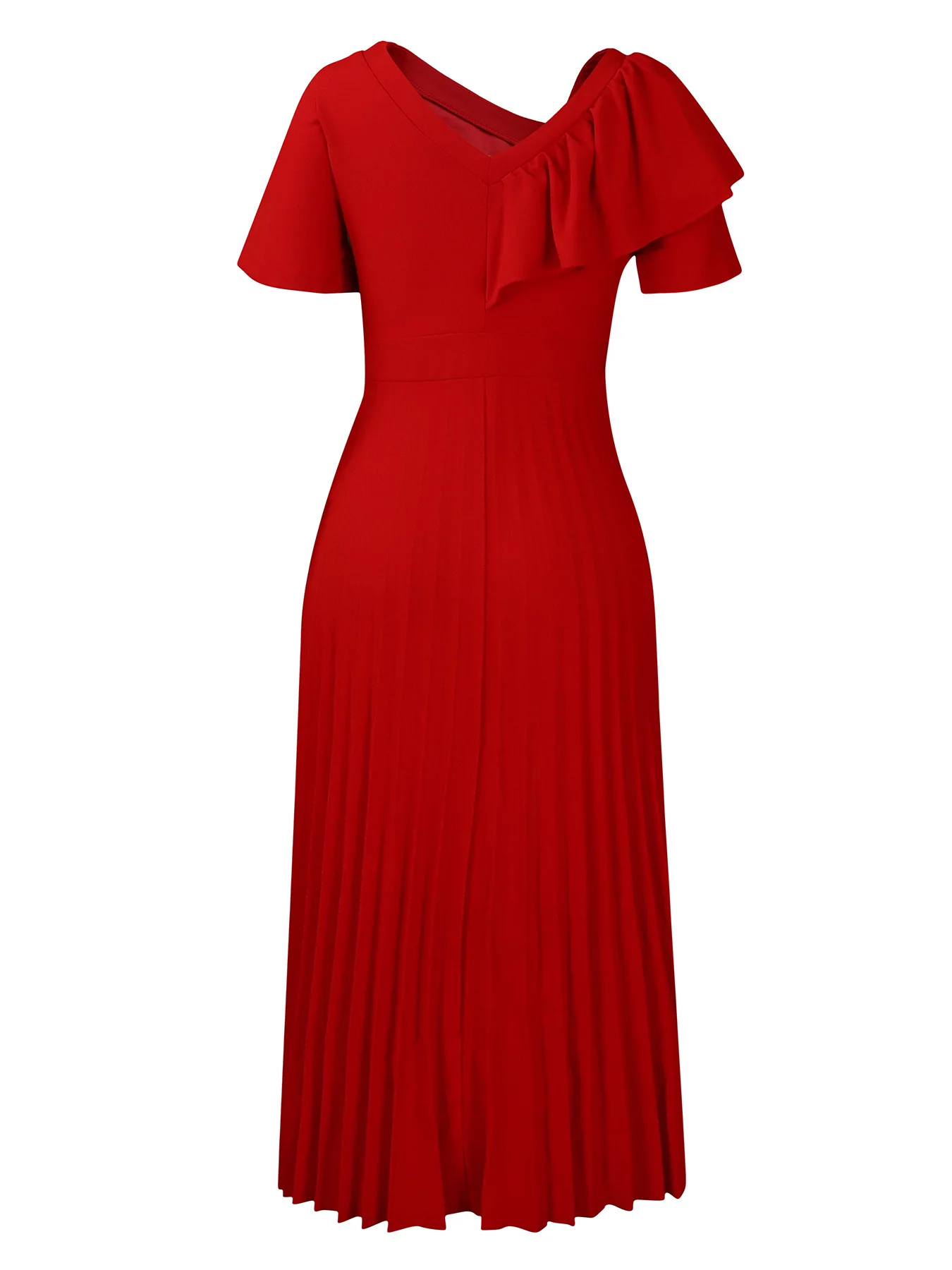 New Arrival Fashion Summer Business Womens Dresses Maxi Plus Size Ladies Office Dress White Ruffle Pleated Career Dresses