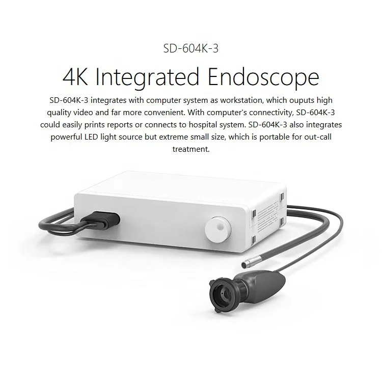 
SD-604K-3 4K Integrated Endoscope Video Camera Dental Headlamp Medical Surgery ENT Veterinary 