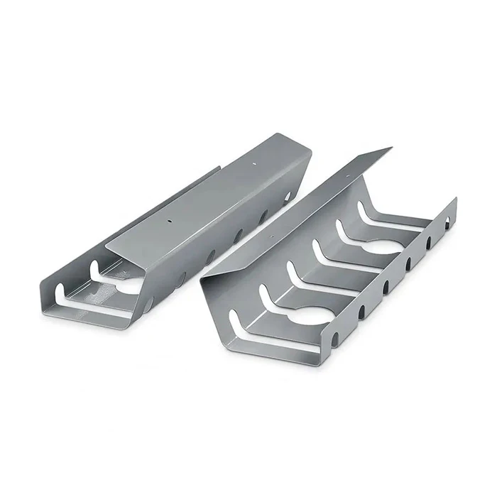 Custom Made Design Bending Metal Wire Under Desk Cable Management Organizer Tray for Home Office Studio