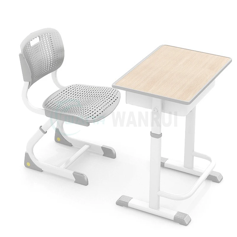 Original Factory Metal wooden pulpit Student Desks Classroom Desks University Reading Table Chairs