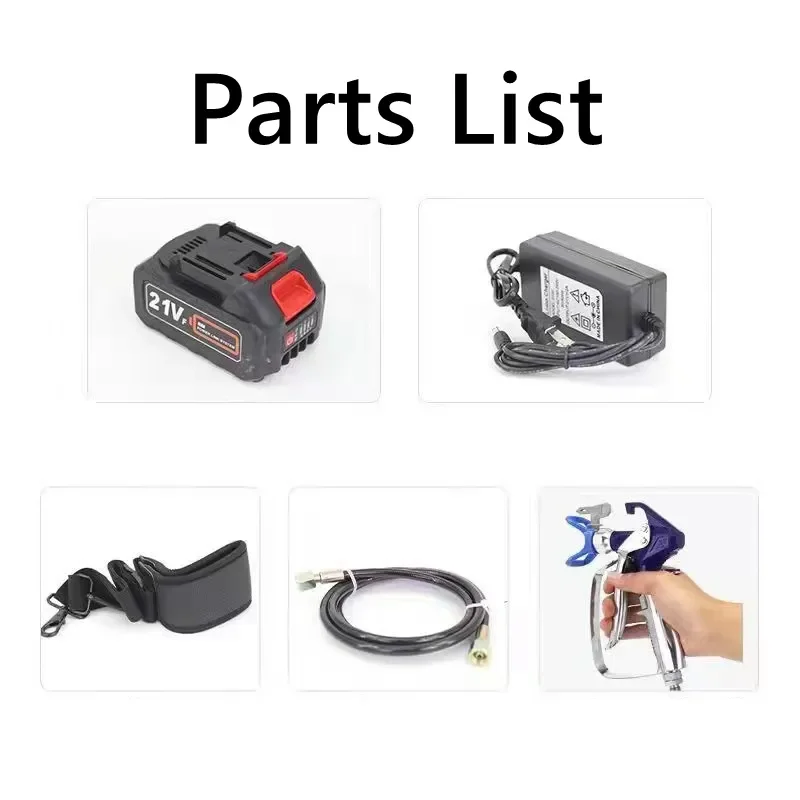 High quality Portable spray gun backpack lithium battery charging wall paint emulsion paint spraying machine