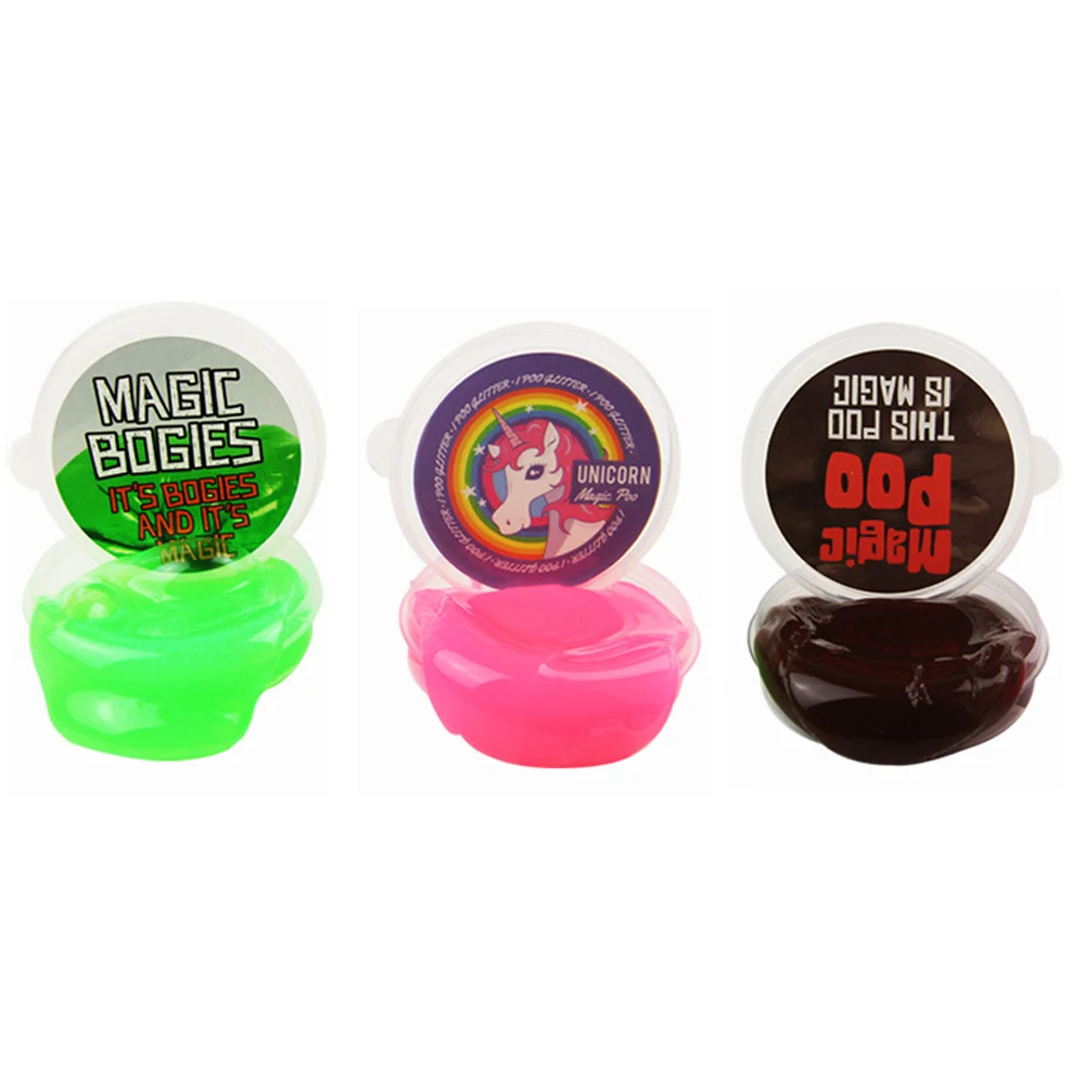 Hot Sale Unicorn Pink Poo Slime Jelly Putty Manufacturer Toy For Kids