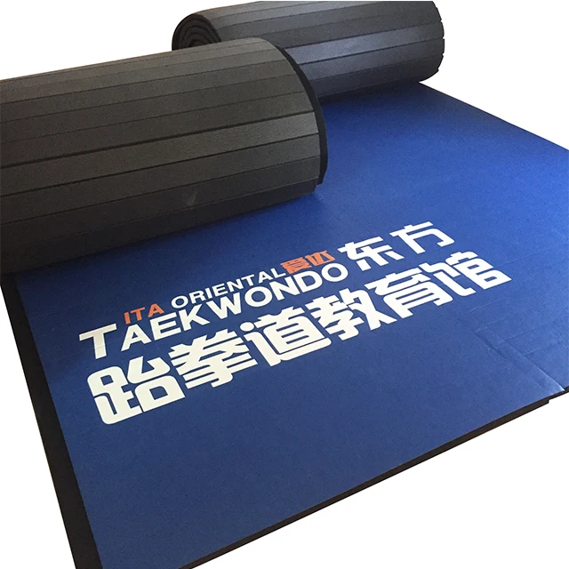 pvc xpe  High Density  floor roll mat judo tatami mat roll out for martial arts