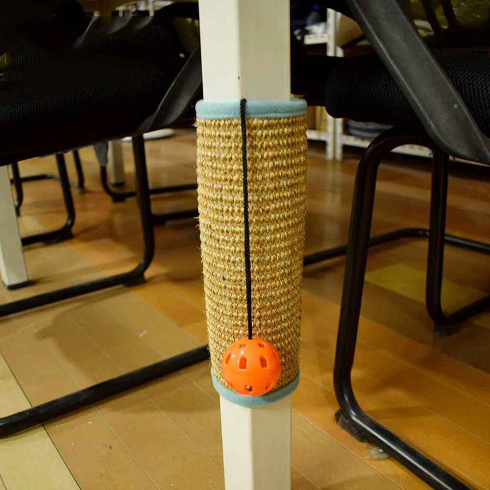 
New Sisal Wholesale Customized Cat Scratch Post Furniture Cat Toy ball Scratcher Post 