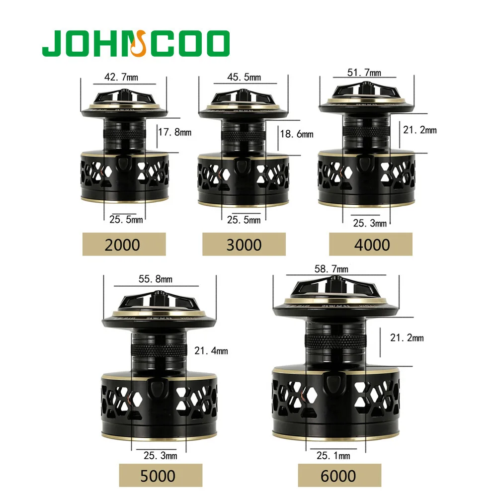 JOHNCOO 8 + 1BB Карп Рыбалка морской металлический океан рыболовное судно катушки Спиннинга