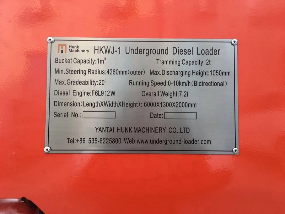 Underground Mining Mini Scoop LHD Made in China 2T