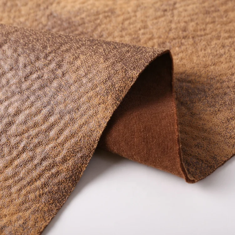 Мягкая пузырьковая замшевая ткань полиэстер кожаная накидка цена за метр для сумки