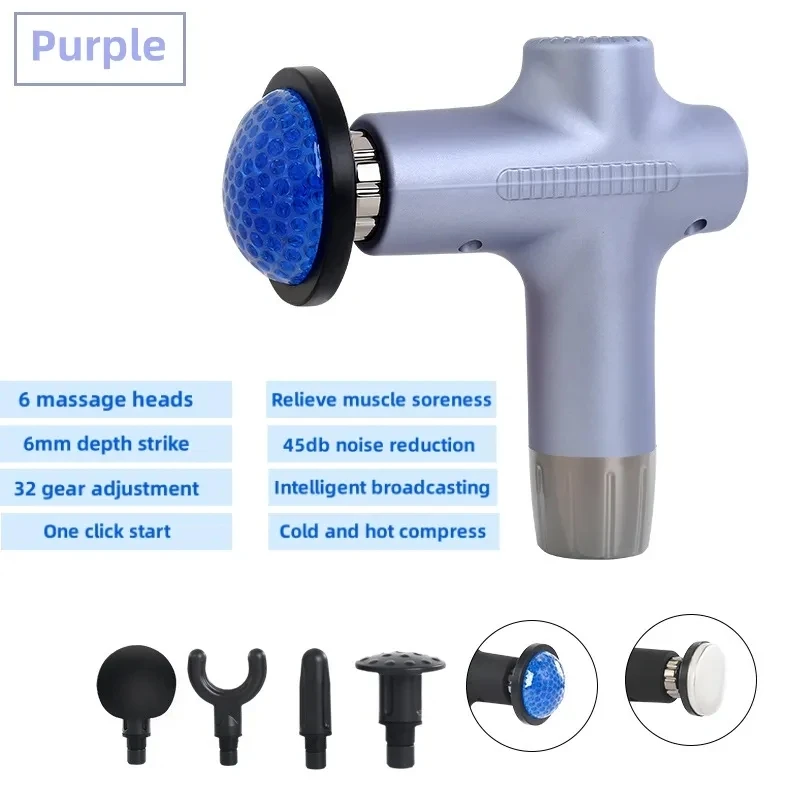 Meiyang Portable Deep Tissue Massage Gun Mini Handheld Massager High Frequency Professional Muscle Massage Gun Hot And Cold