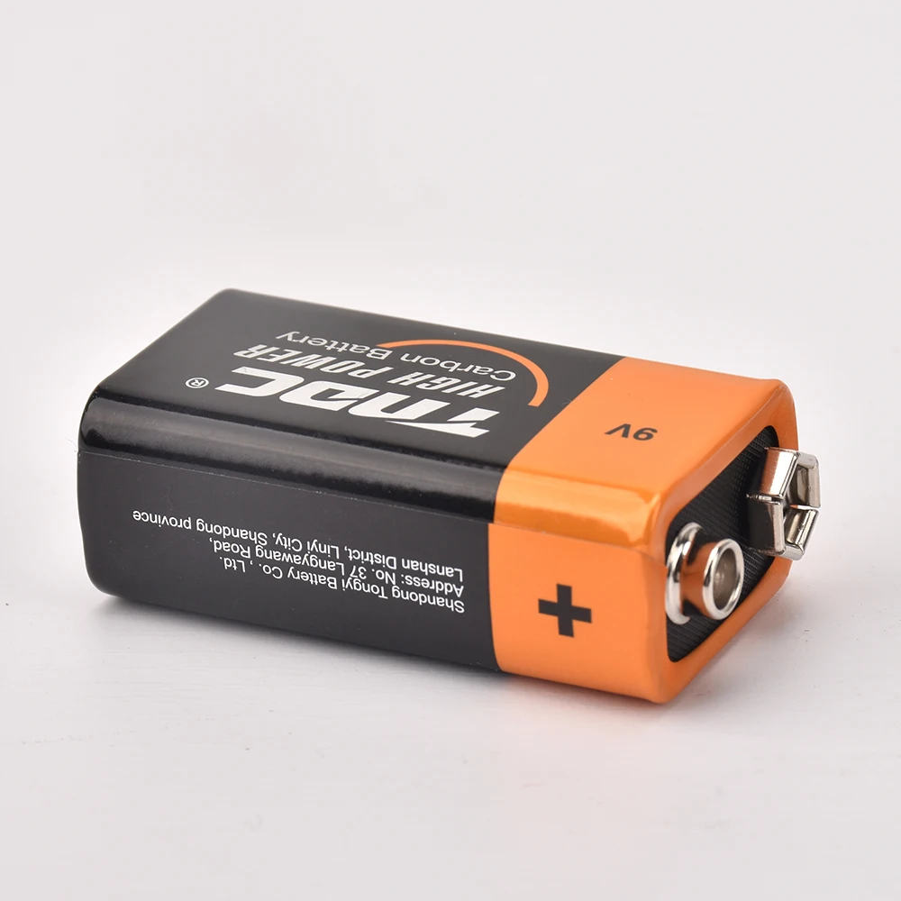 4.0Wh r6p Zinc Carbon 6F22/9V Dry Cell Battery Power Plus Super Heavy Duty Battery