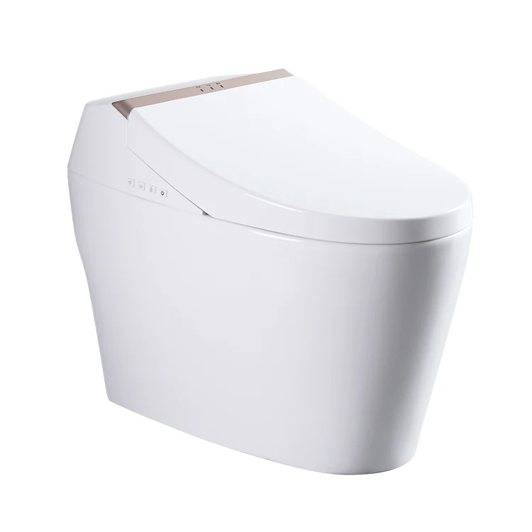 Automatic one piece ceramic sanitary Intelligent Electric heating Smart Toilet