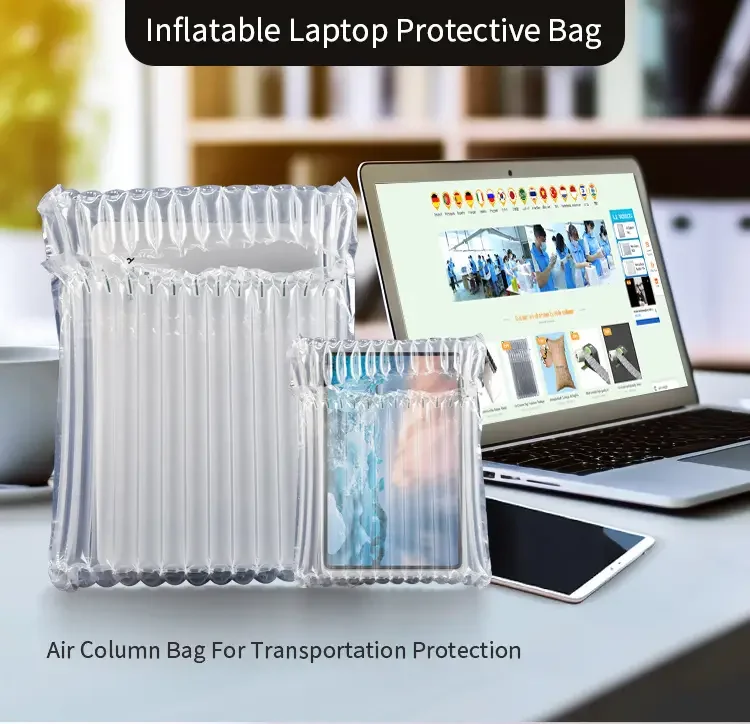Shipping Inflatable Bubble Laptop Cushion Air Column Wrap Packing Inflatable Air Column Laptop