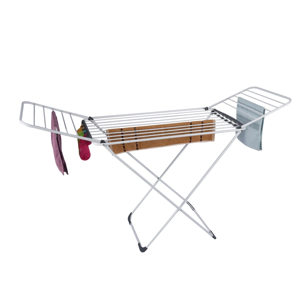Cloth Folding Indoor Outdoor Metal Laundry Clothes Dryer Laundry Rack With Dryer