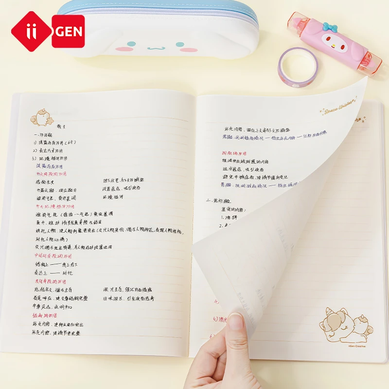 IIGEN custom kawaii notebook B5 cartoon design cute notebook promotion gifts for children,girls school stationery book