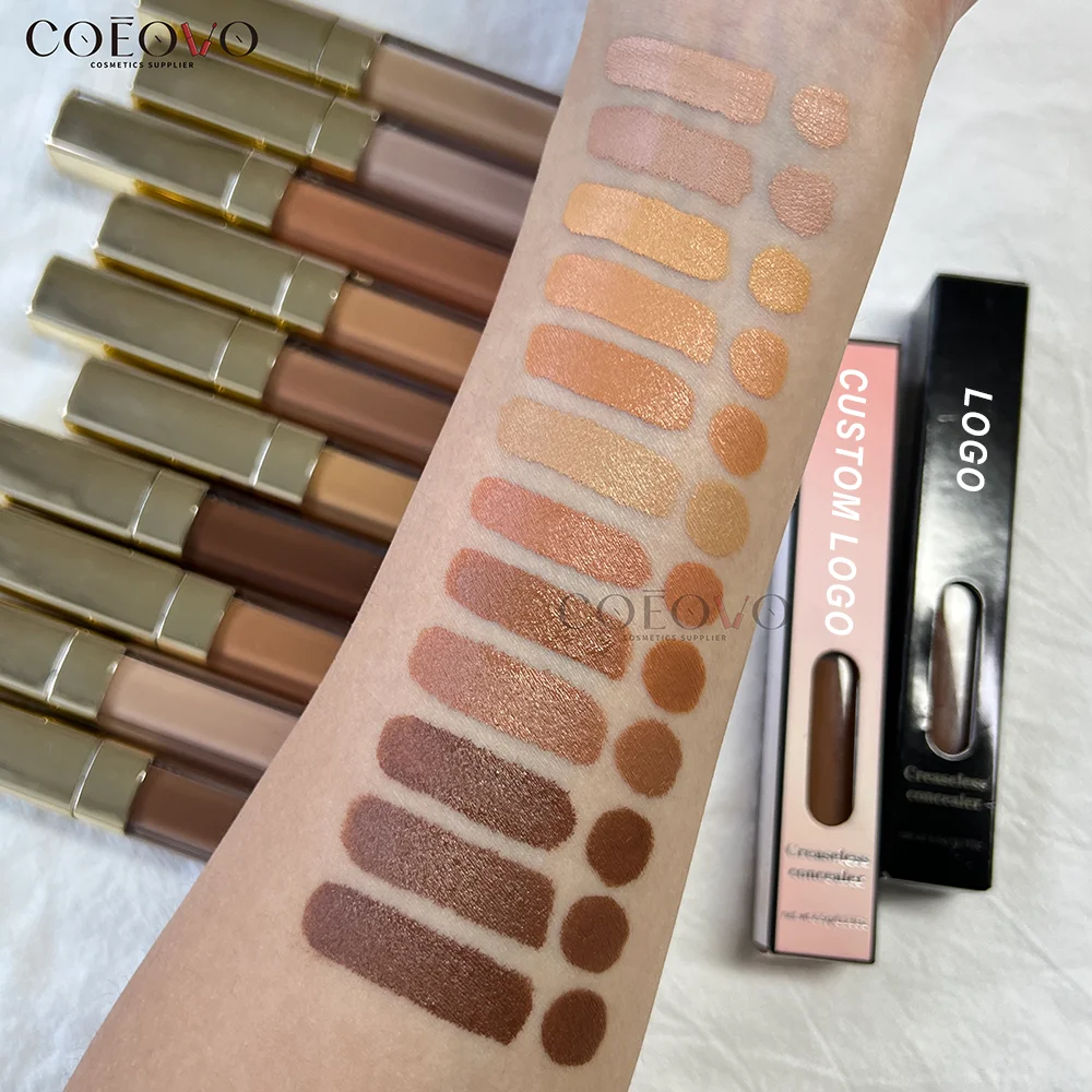 COEOVO 12 colors brown liquid concealer makeup Matte Concealer full coverage contour private label concealer