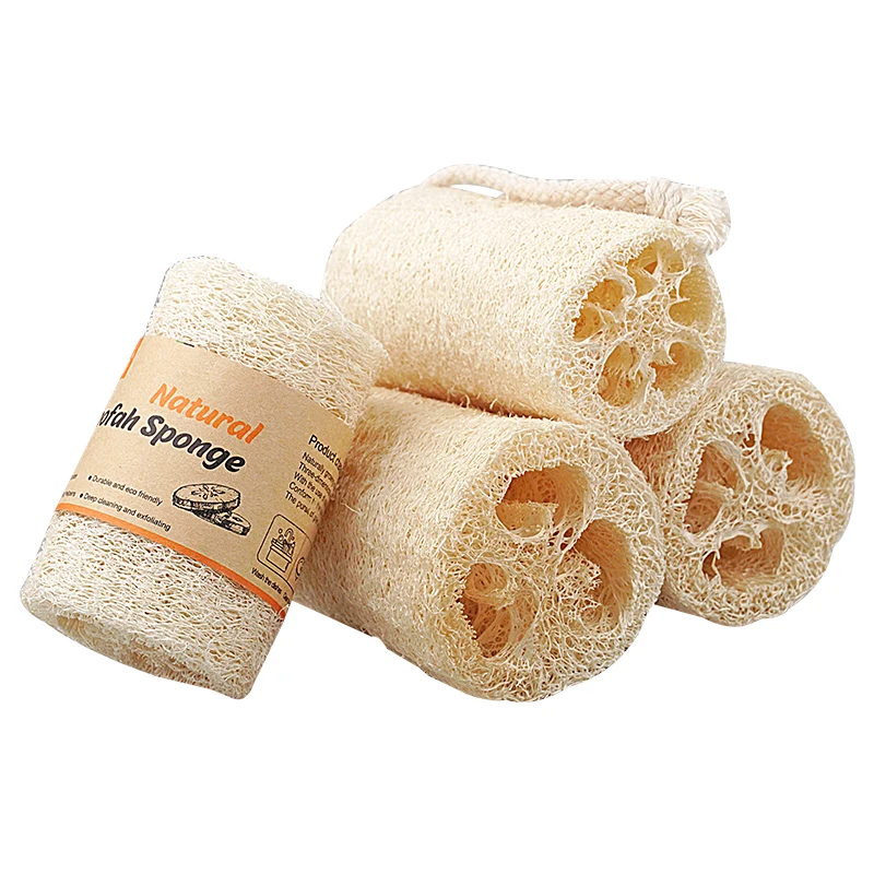 Экологичные Целлюлозные губки Natur Loofah длиной 15 см для мытья посуды биоразлагаемые Кухонные гаджеты