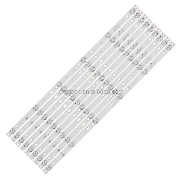 9pcs JS-D-JP5510-A61EC B61EC E55DU1000 4K FHD LED Backlight Strip for TCL55'
