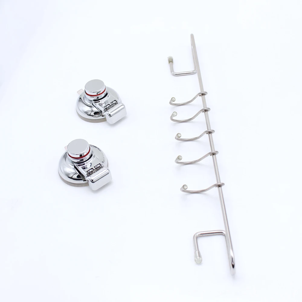 DOGO Suction Cup Multifunctional Punch-free Magic Hook Door Holders Nail Free Wall Mounted Hook Coat Key Hooks