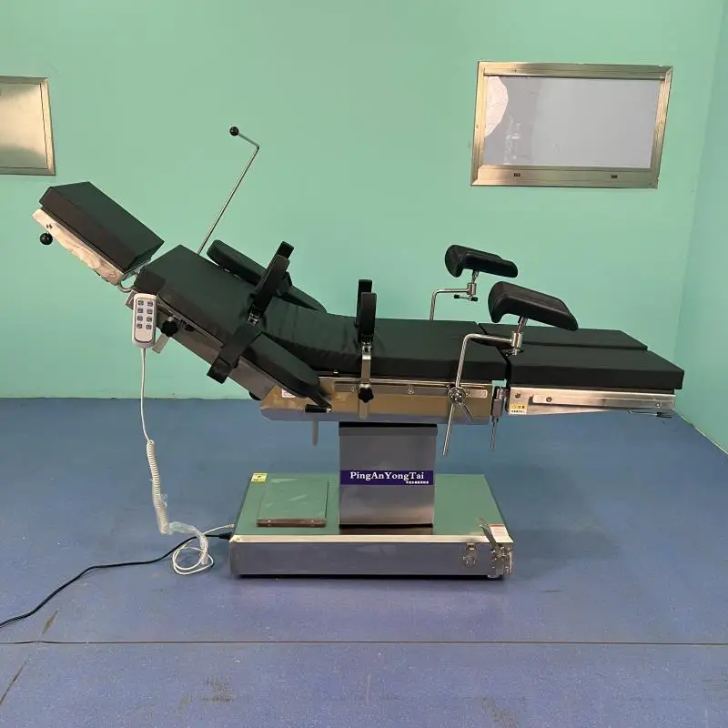 Электрический операционный стол металлический хирургический высокого качества мобильный