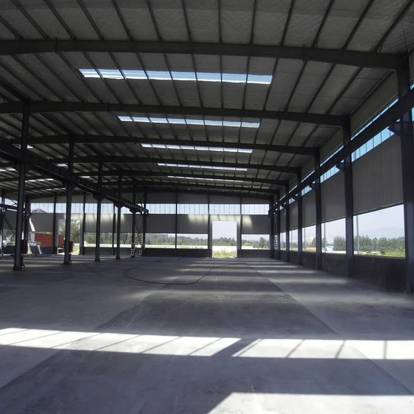 Multi-span Prefab High Rise Steel Structure Building Construction Factory Double Span Building With Column Size For Sale