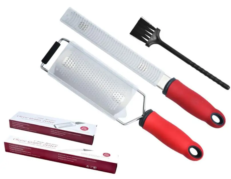 
Dishwasher Safe 304 Stainless Steel Blade Food Grade Citrus Zester & Cheese Grater set of 2 