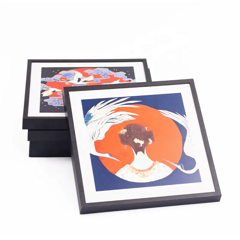 Wholesale Custom DIY Creative Home  Light Collage Wall Decoration  Frame Plastic Self Adhesive Combination Wall  Photo Frame