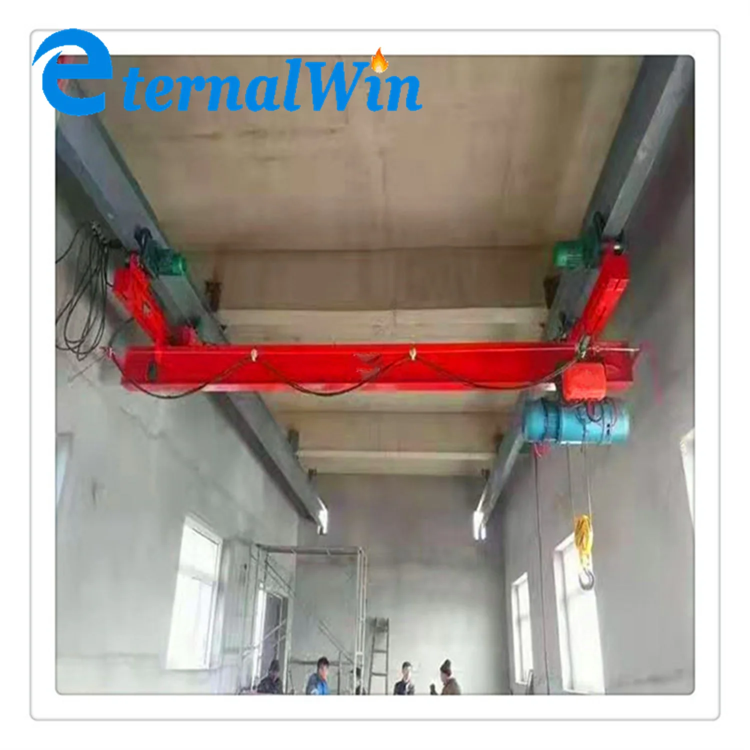 Hd explosion proof single girder low headroom overhead crane trolley hook 8ton 16ton price