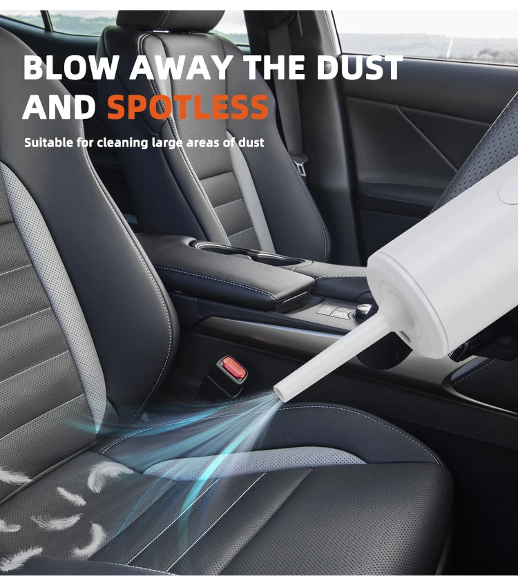 Hot Sale Mini Handheld Cordless Vacuum Cleaner for car Portable Wireless Strong Suction Blow And Suck High Power car Vacuum