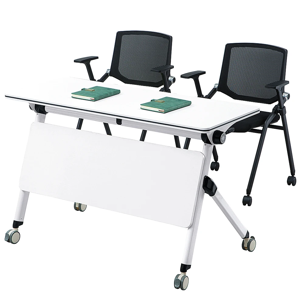 Nesting Foldable Conference  Meeting Desk Lecture Hall Training Desk Office Furniture