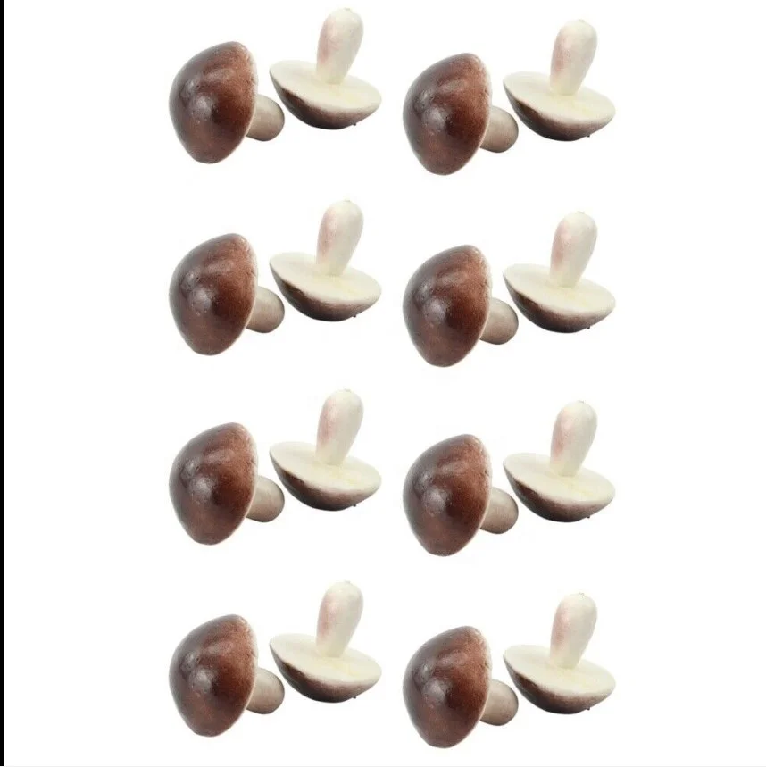 artificial mushroom Lifelike Decorative Artificial Plastic Fake vegetable for Easter