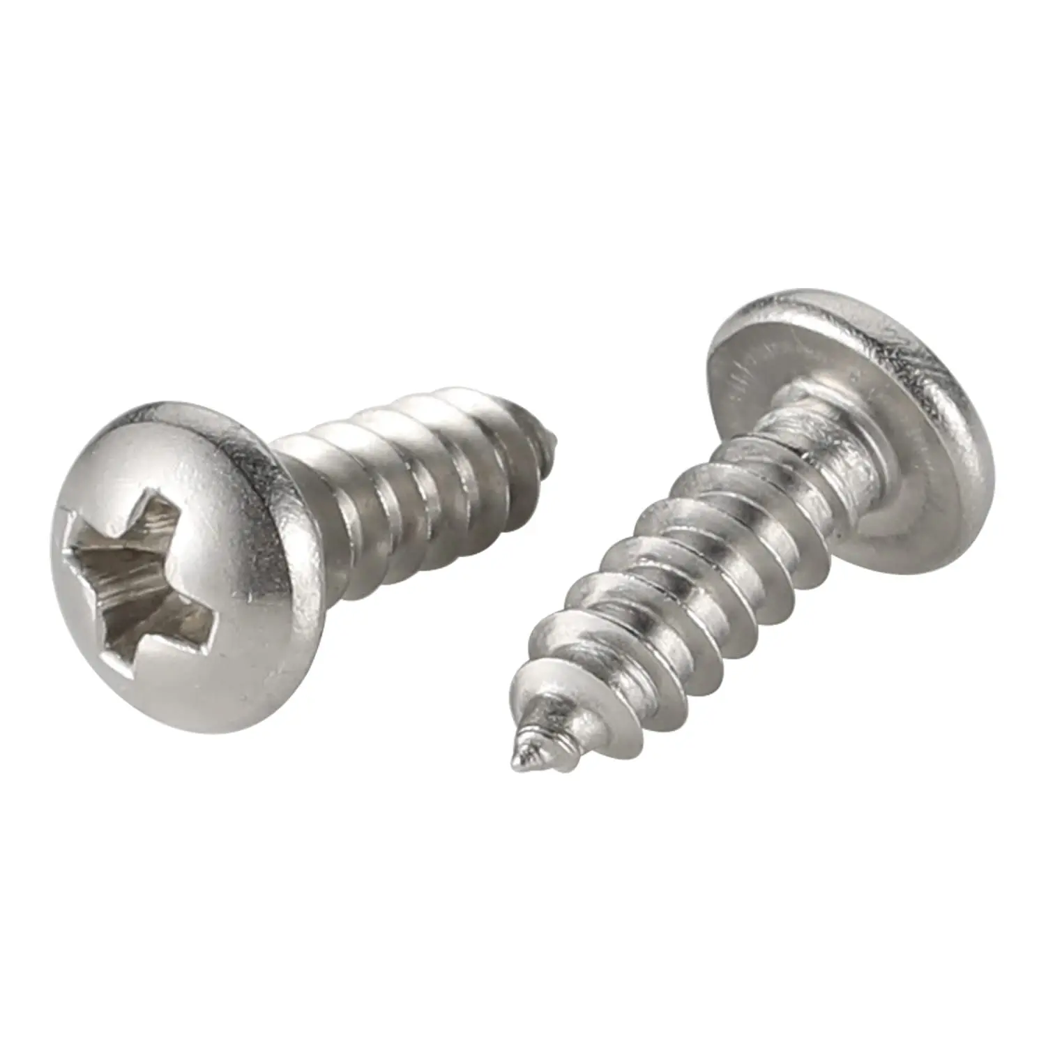Hot Selling M3 M3.5 M4 M5 M6 Stainless Steel Cross Self Tapping Screws Steel 304 316 Pan Head Hardware Screw