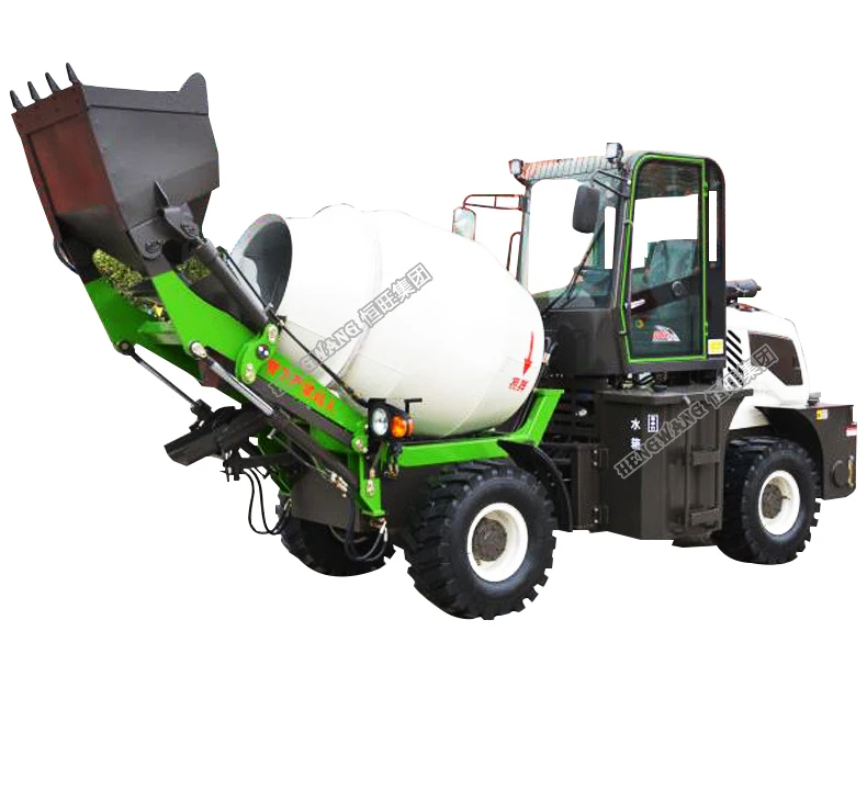 Самозагружающаяся бетономешалка, мини бетономешалка, самозагружающаяся и вращающаяся