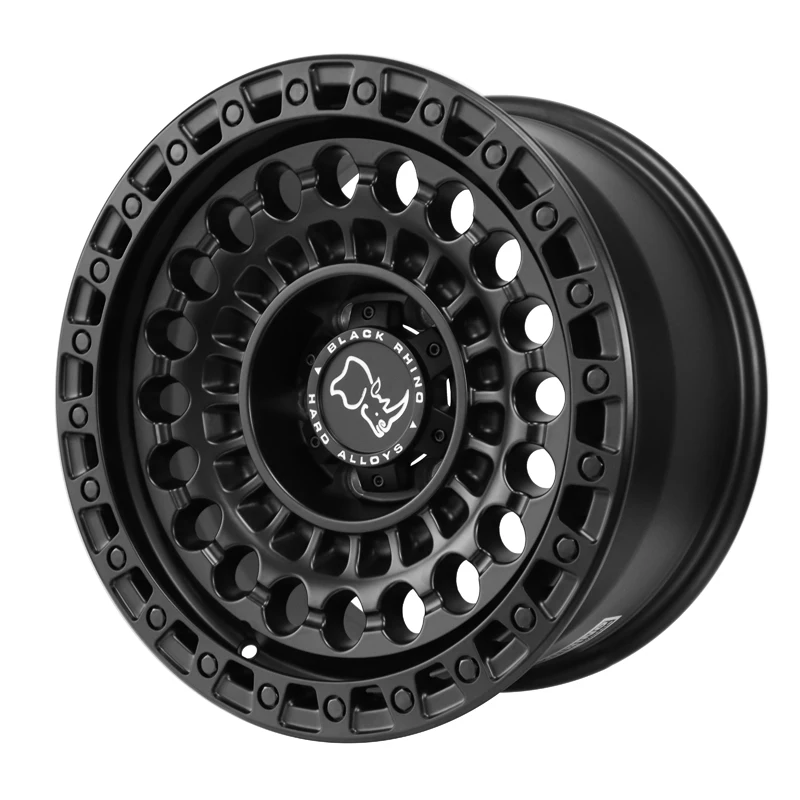 4X4 off road  black machine face  5x114.3 rines aluminum mag car alloy wheel for black rhino SUV Wheels 20 18 17 16 15  inch rim
