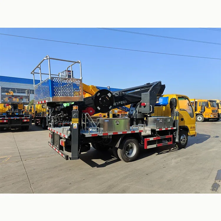 Japan 16m 20m Truck Mounted Telescopic Basket Aerial Platform Truck