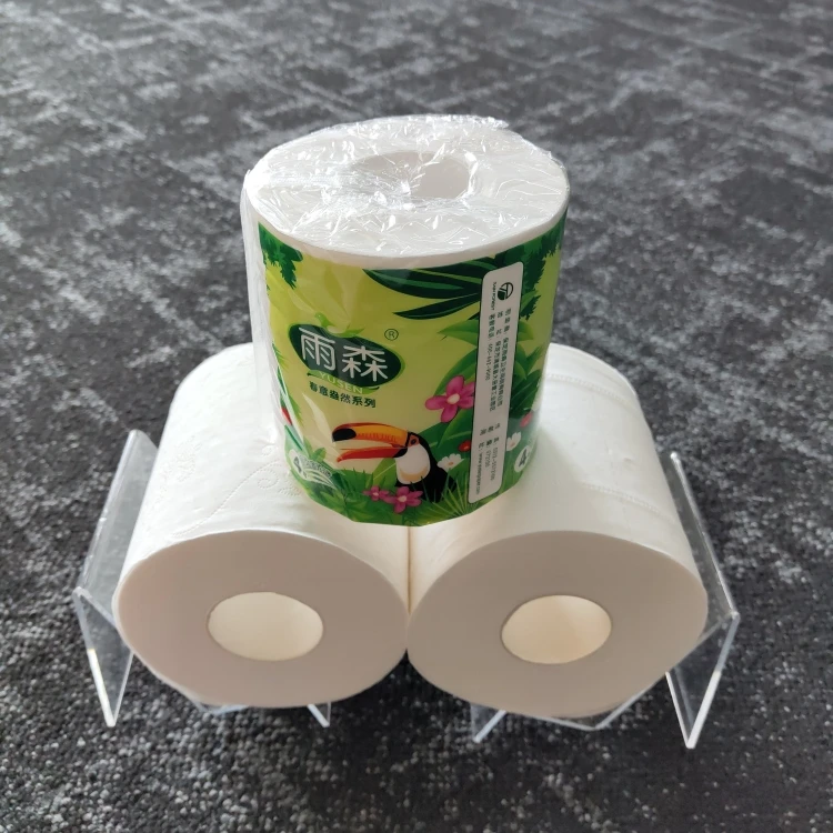 Oem 2/3/4 ply water soluble toilet paper virgin wood pulp core bulk pack toilet tissue tolite paper