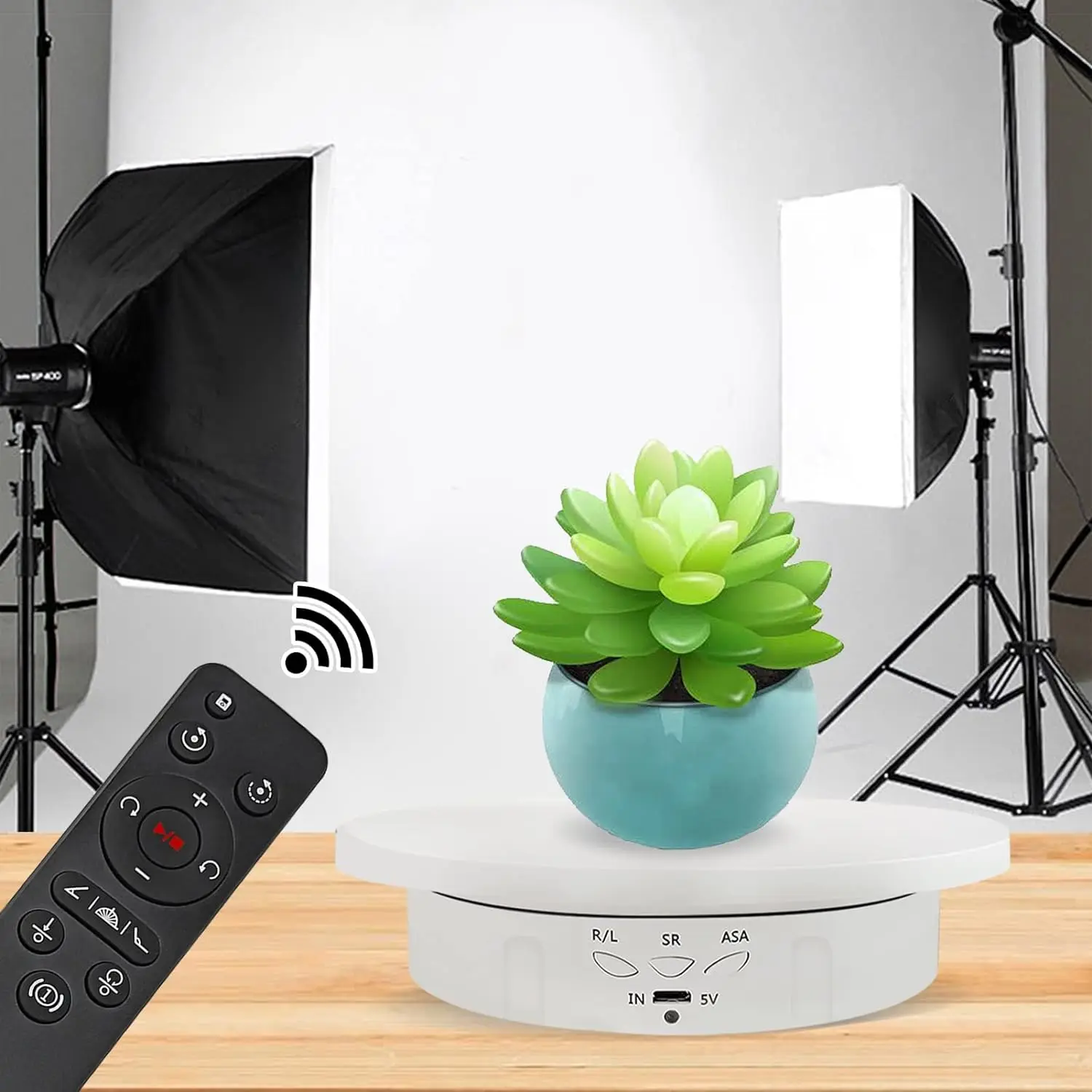 360 photography turntable degree rotating electric turntable 360 motorized rotating display stand for jewelry photography watch