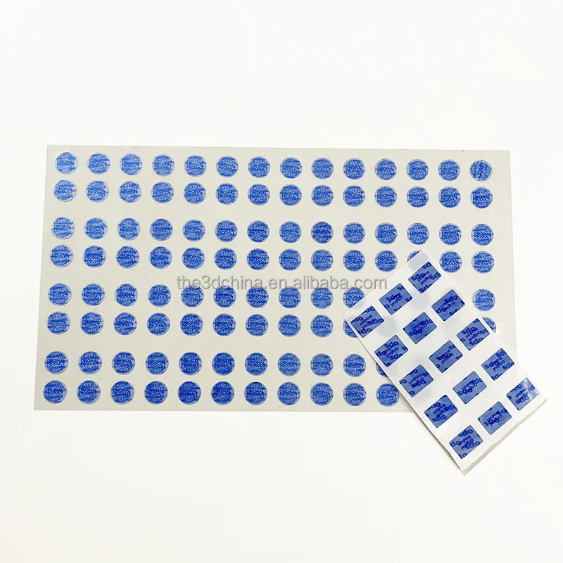 3D Lenticular Printing Hologram Sticker Security Anti Counterfeiting Label For Packaging