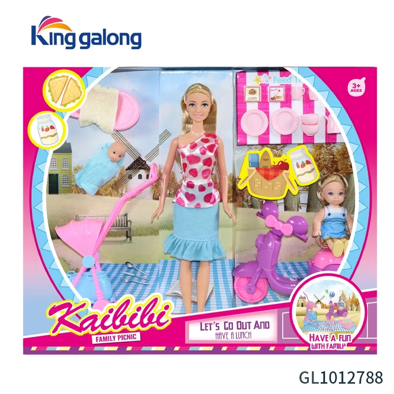 Hot Sale 11.5 inch Cartoon BJD Dolls With Different Accessories For Girl