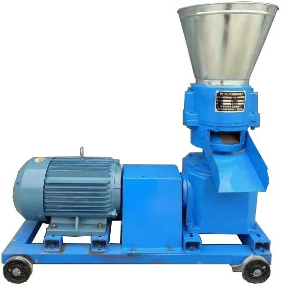 Easy operation Flat Die Wood Pellet Machine