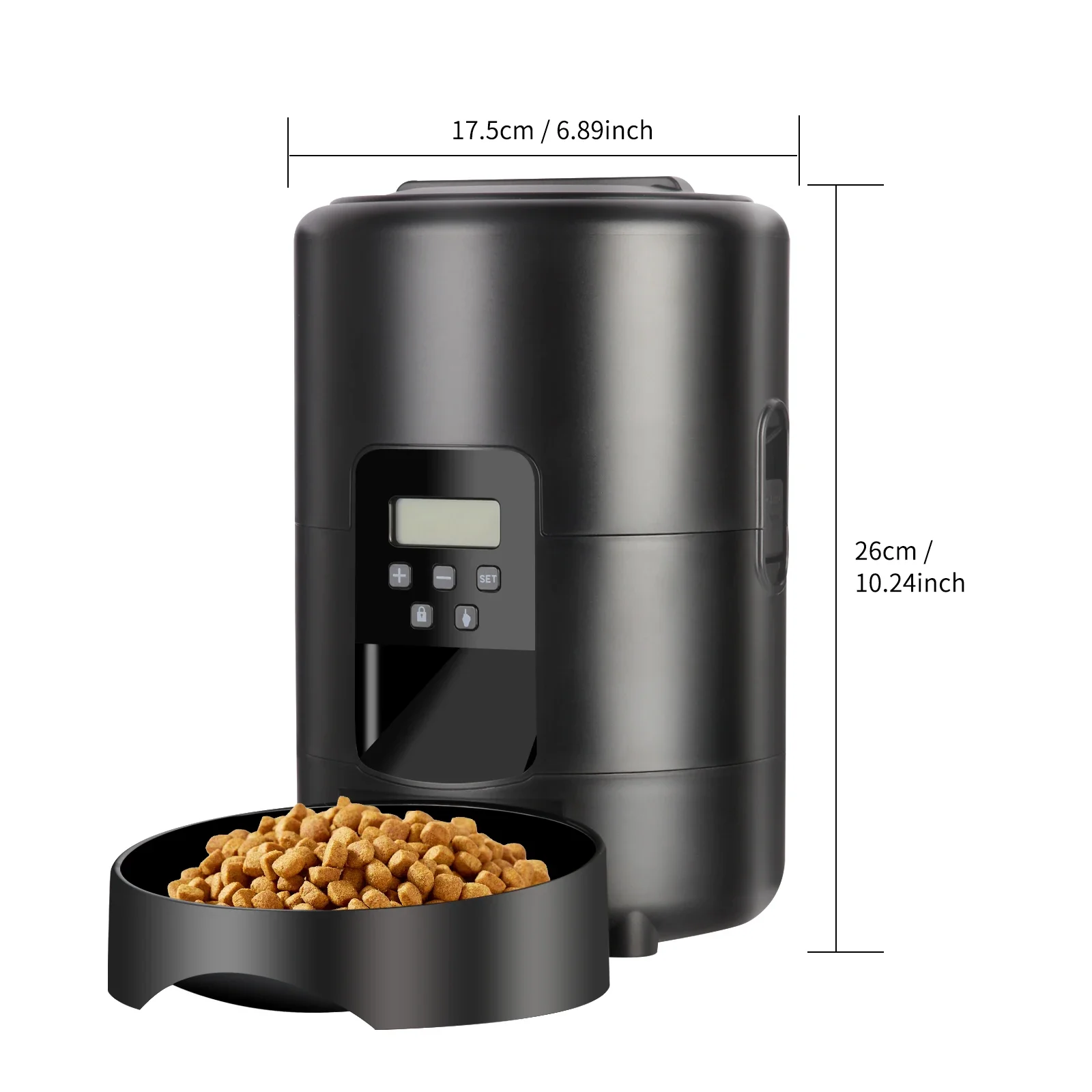 2L Automatic Cat Feeder Auto Wifi Control Cat Food Dispenser Timed Automatic Pet Dog Cat Feeder For Dry Food Pet Feeder