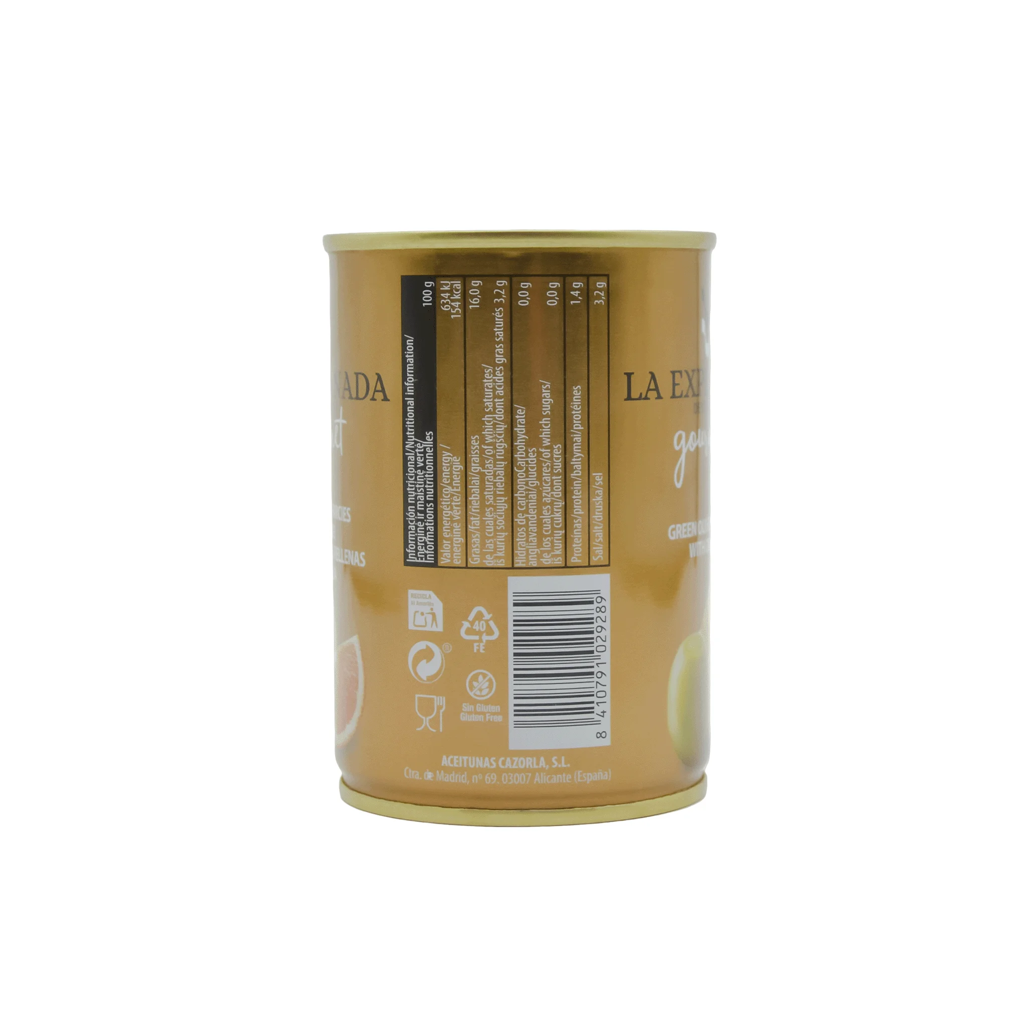 Best Selling Excellent Quality Tasty Appetizer Standard Maturity Orange Stuffed Manzanilla Green Olives