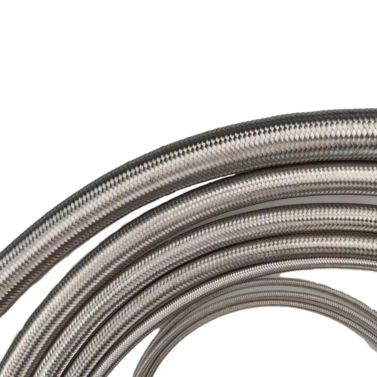 Top Quality Stainless Steel Braided Corrugated PTFE Hose Tube With Fittings