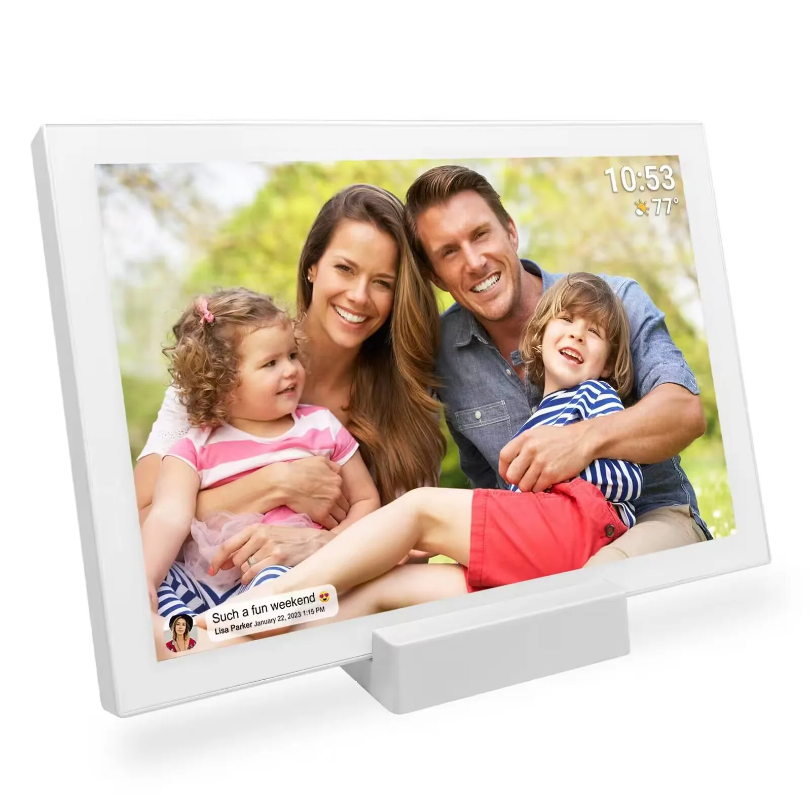 Display beautiful photos to create a unique atmosphere Christmas gift frameo with battery WiFi digital photo frame
