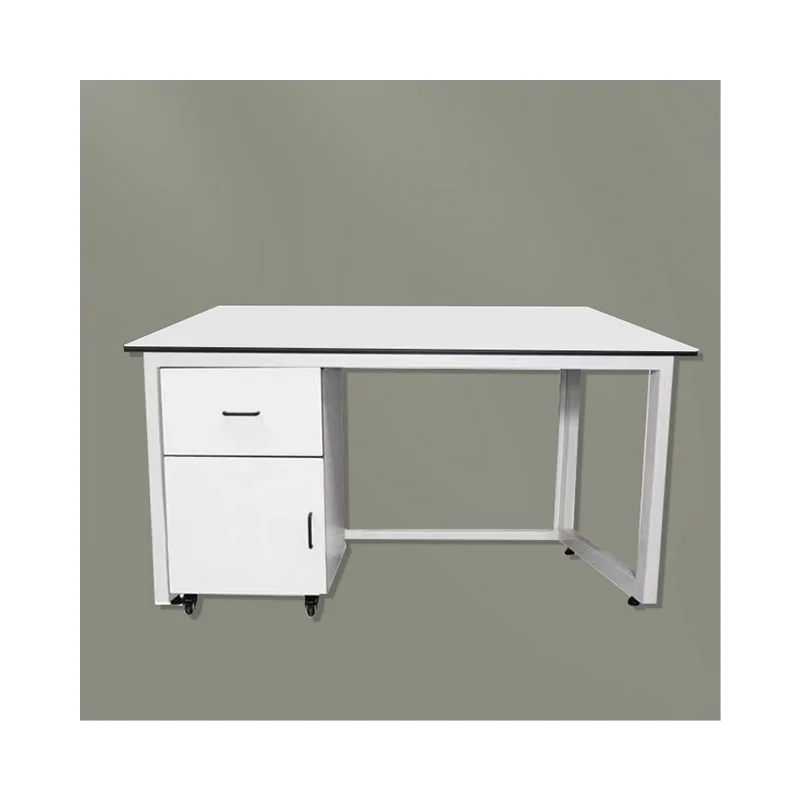 YA MING HPL коммерческая мебель лабораторная скамья школьная лаборатория стоматологическая стальная рама конструкция рабочие белые столы
