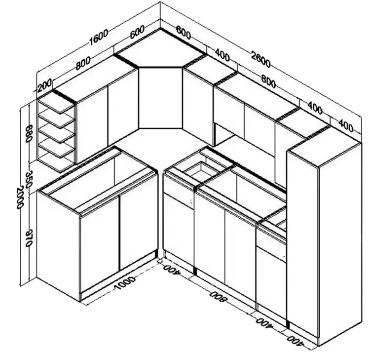 Canada Market Modular Soft Close Kitchen Cabinet Wholesale for Builder